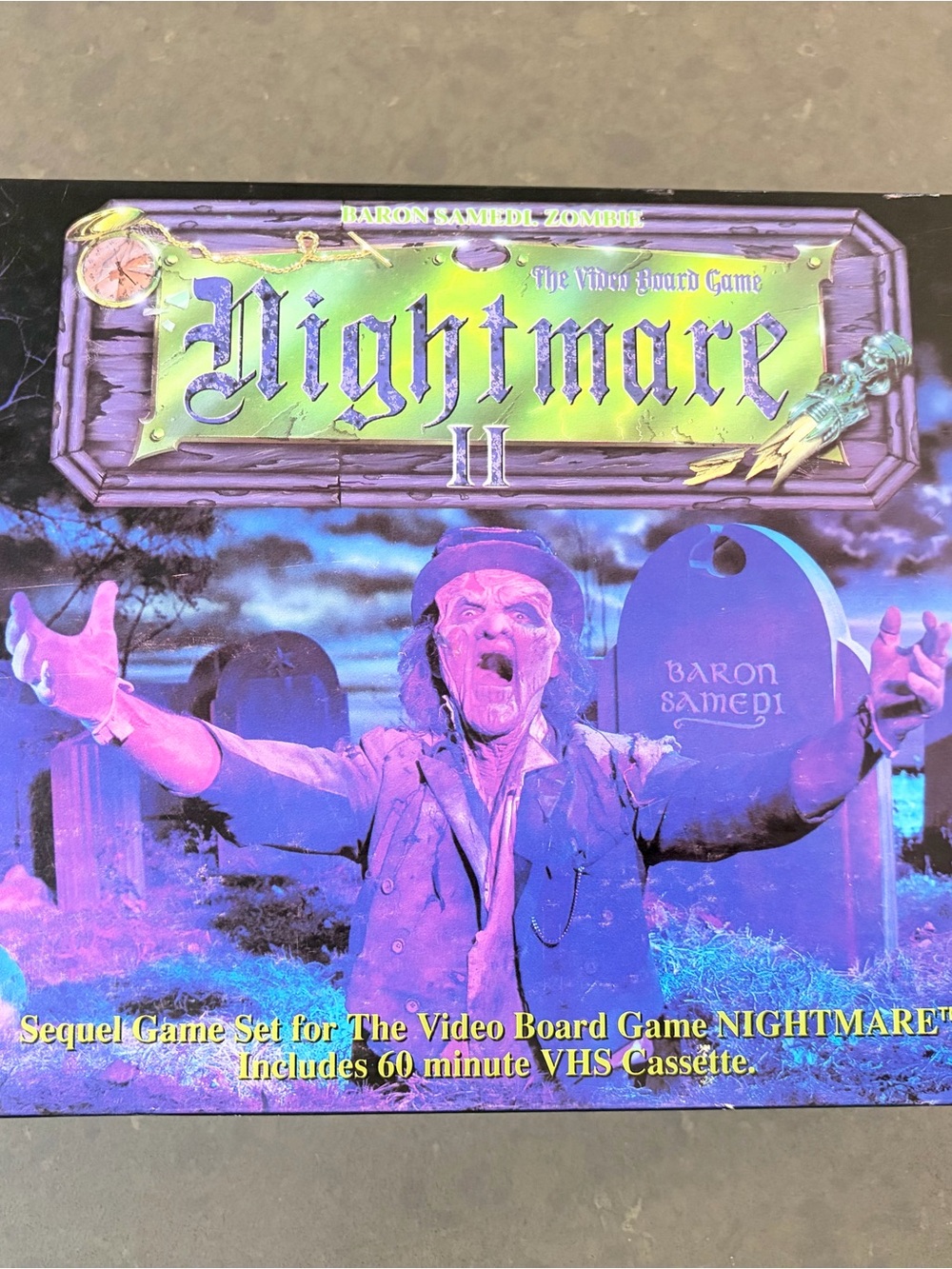 Nightmare II Video Board Game Sequel - Purple